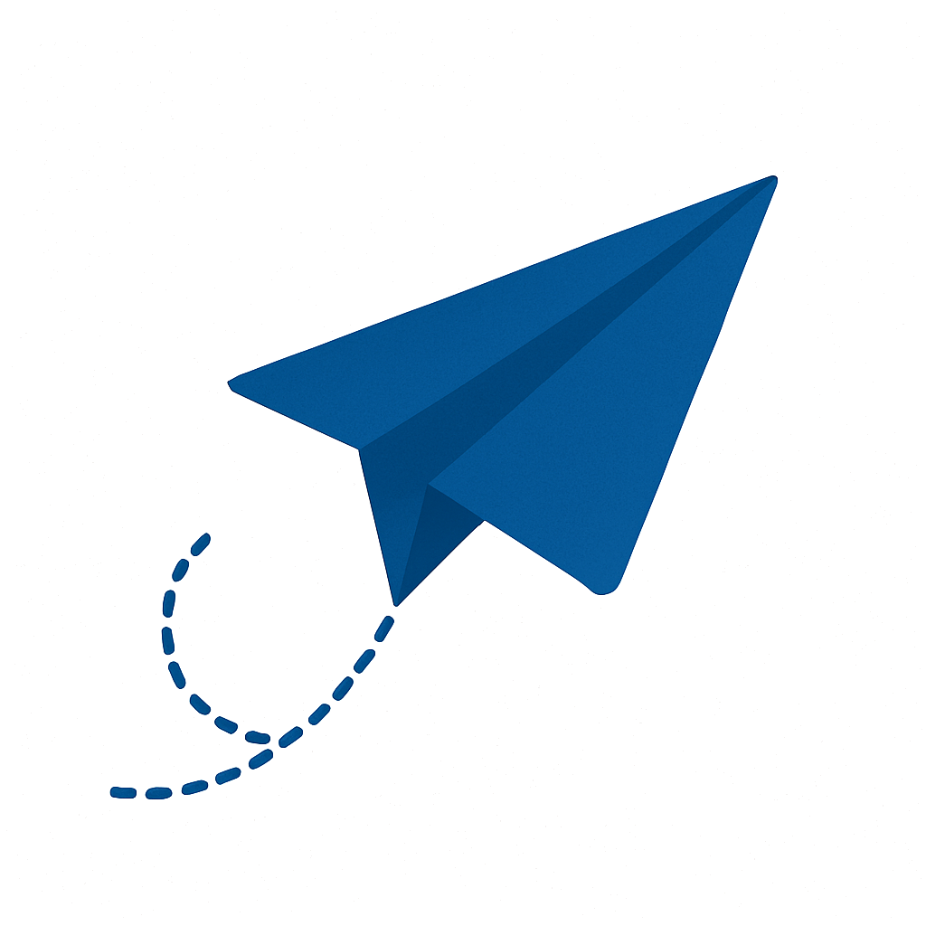 Decorative Paper Plane